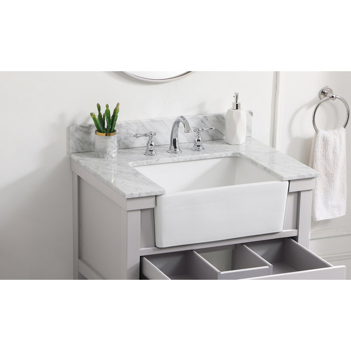 Symple Stuff Drage 30" x 4" Backsplash/Sidesplash Vanity & Reviews